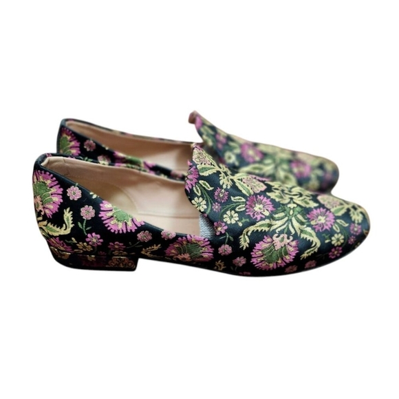 Lewit Brocade Smoking Slippers Flats Size EU 38/US 7.5 - Picture 2 of 14